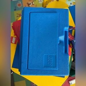 LEGO Blue Hard Plastic Carrying Storage Case